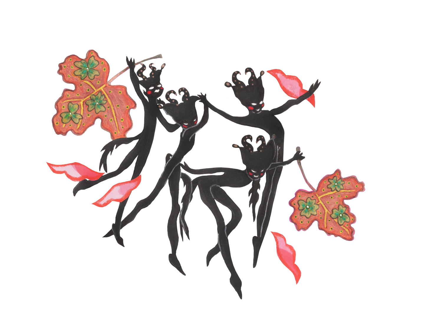 Goblins Forest Dance Print