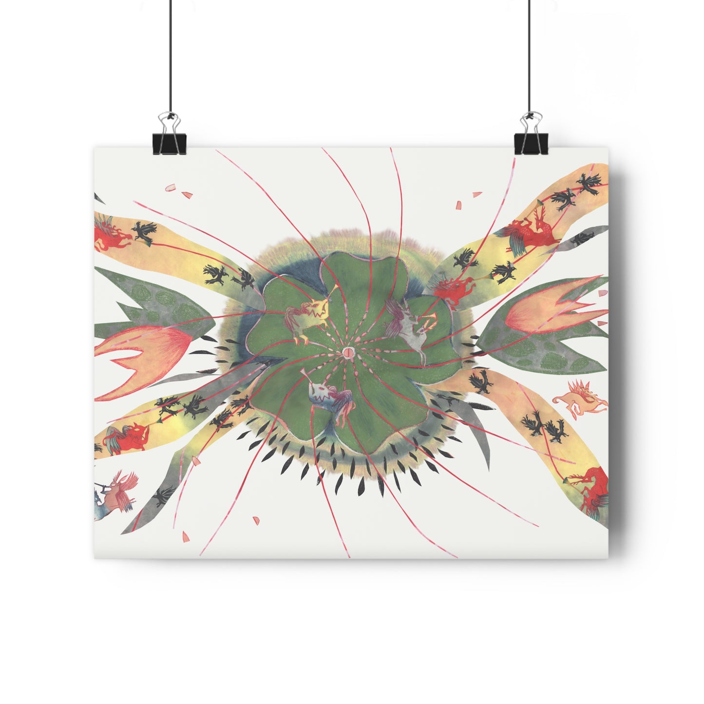 Three Winged Brothers Fly Print