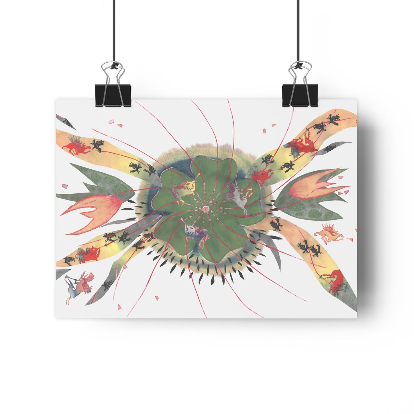 Three Winged Brothers Fly Print