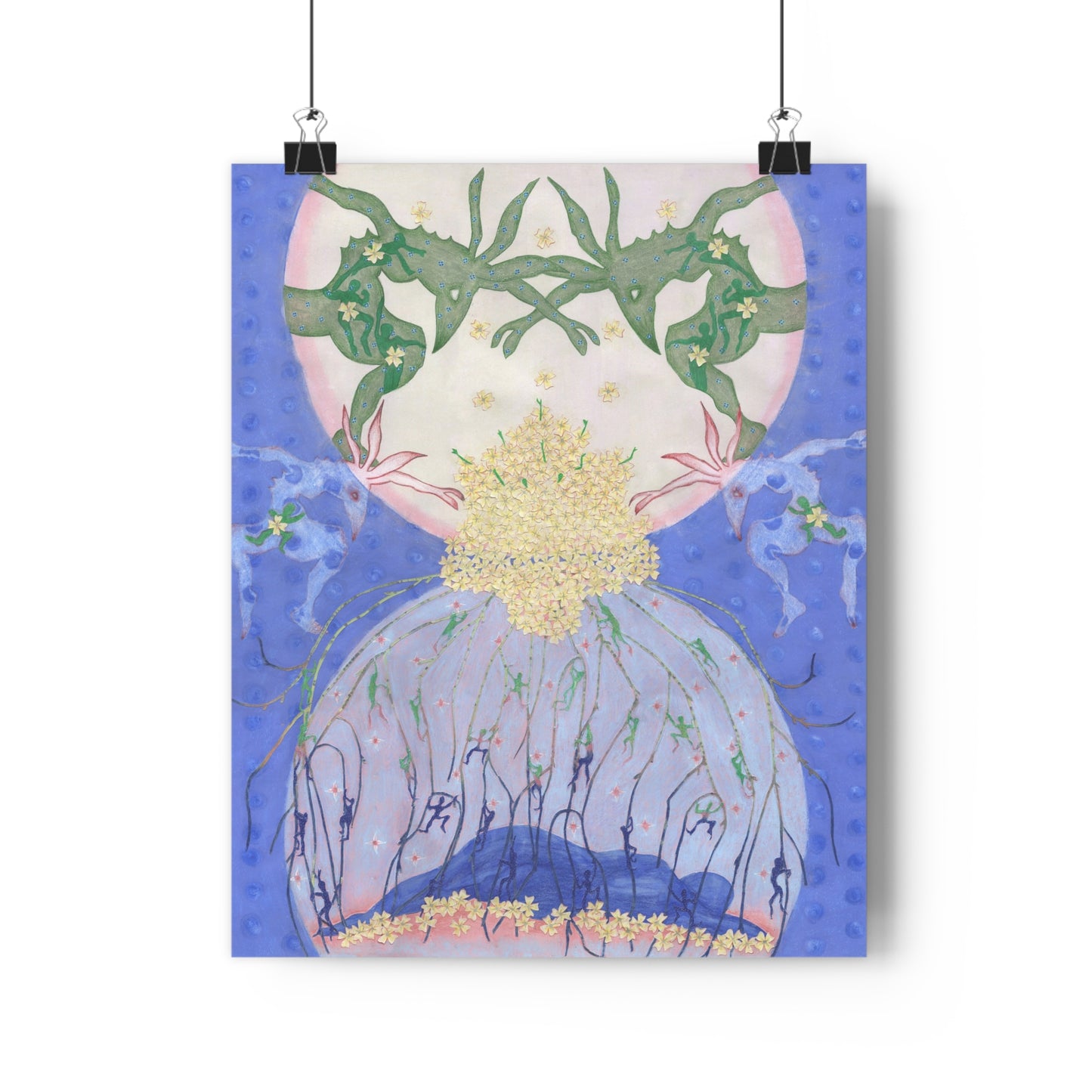 Your Dream Creatures Hover Over You Print