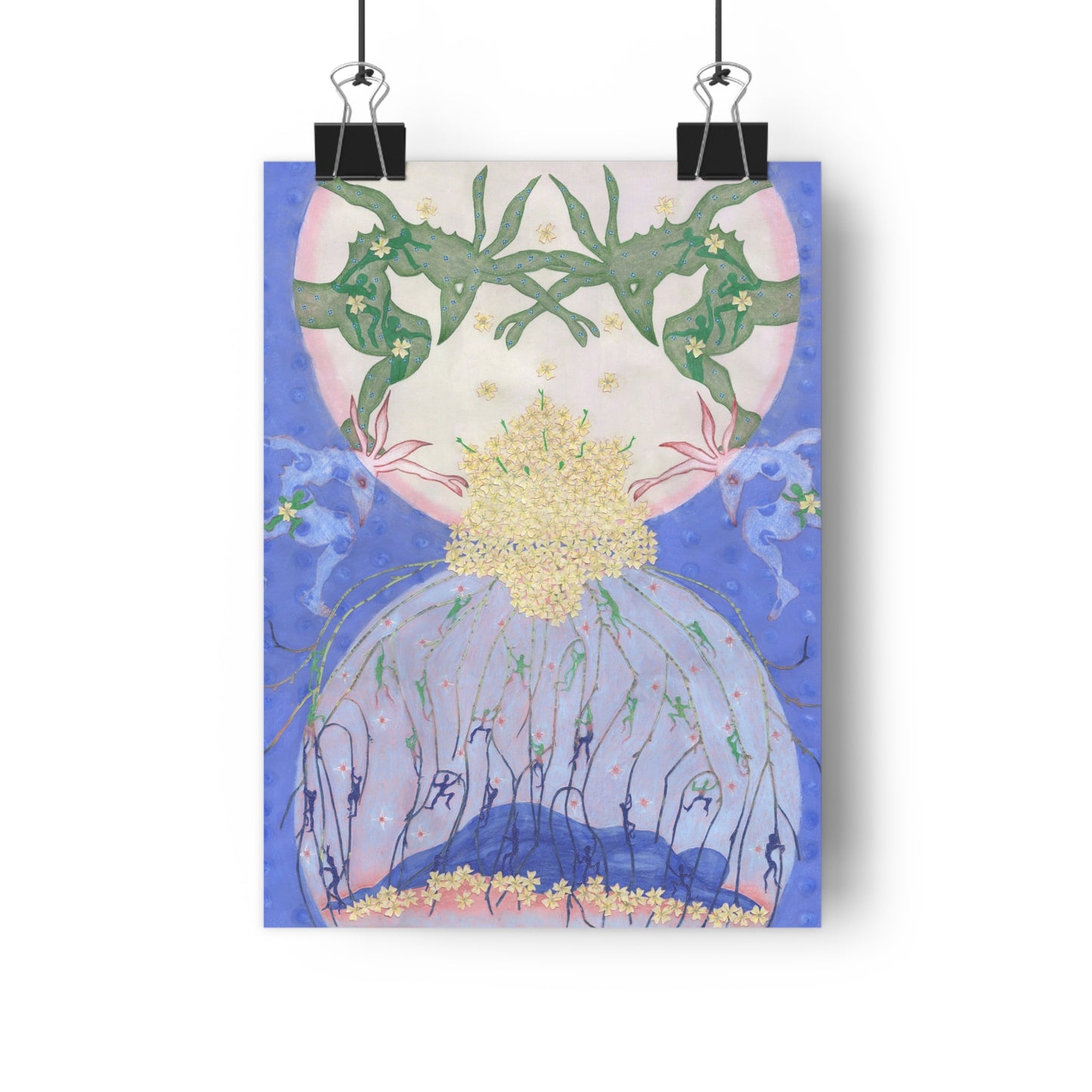 Your Dream Creatures Hover Over You Print