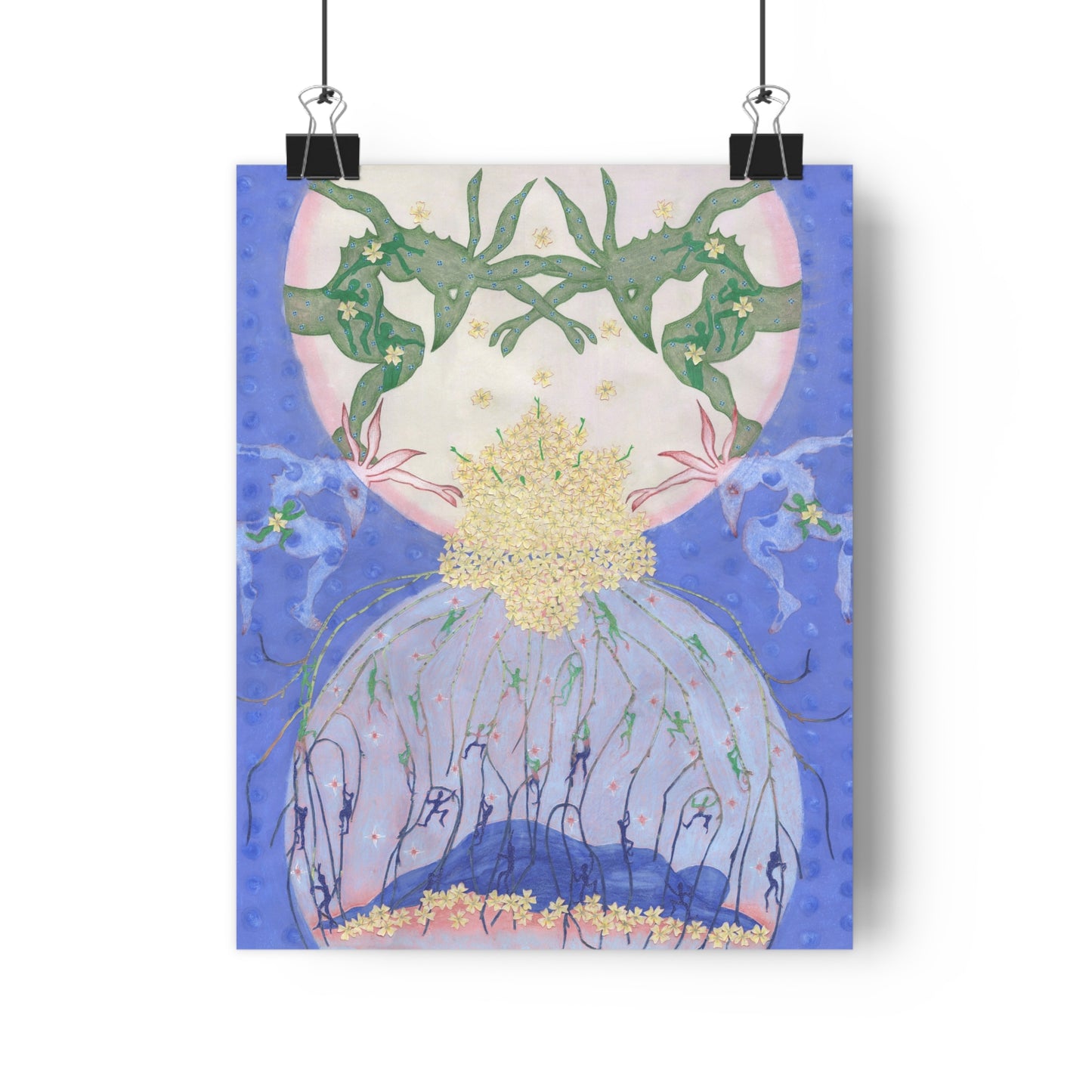 Your Dream Creatures Hover Over You Print